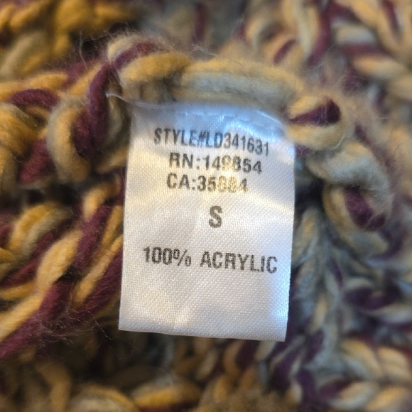 Sage The Label Sweater Chunky Knit Open Cardigan This and That Cardi Size Small - Picture 9 of 11